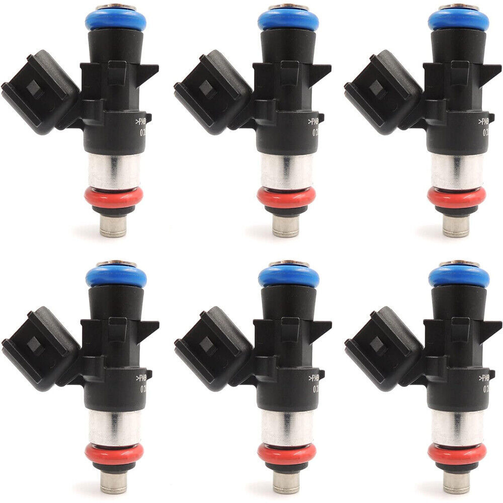 1 Set of 6 Fuel Injectors For Chrysler Dodge Ram Jeep 3.6L 5184085AC 0280158233