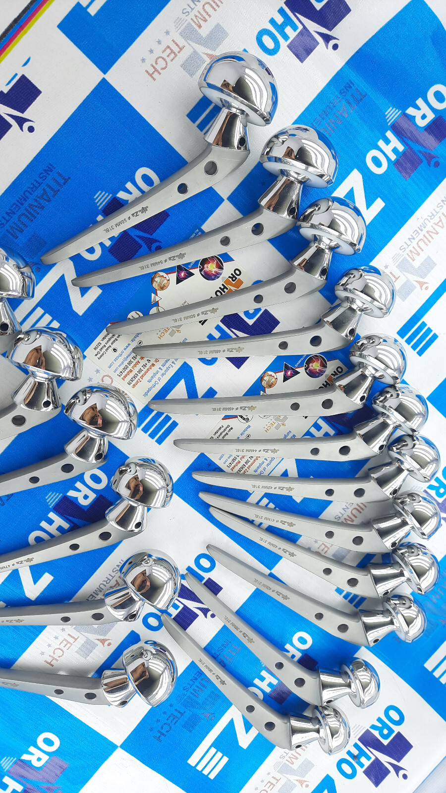 Hip Prosthesis Bipolar Orthopedic instruments (38mm to 55mm)