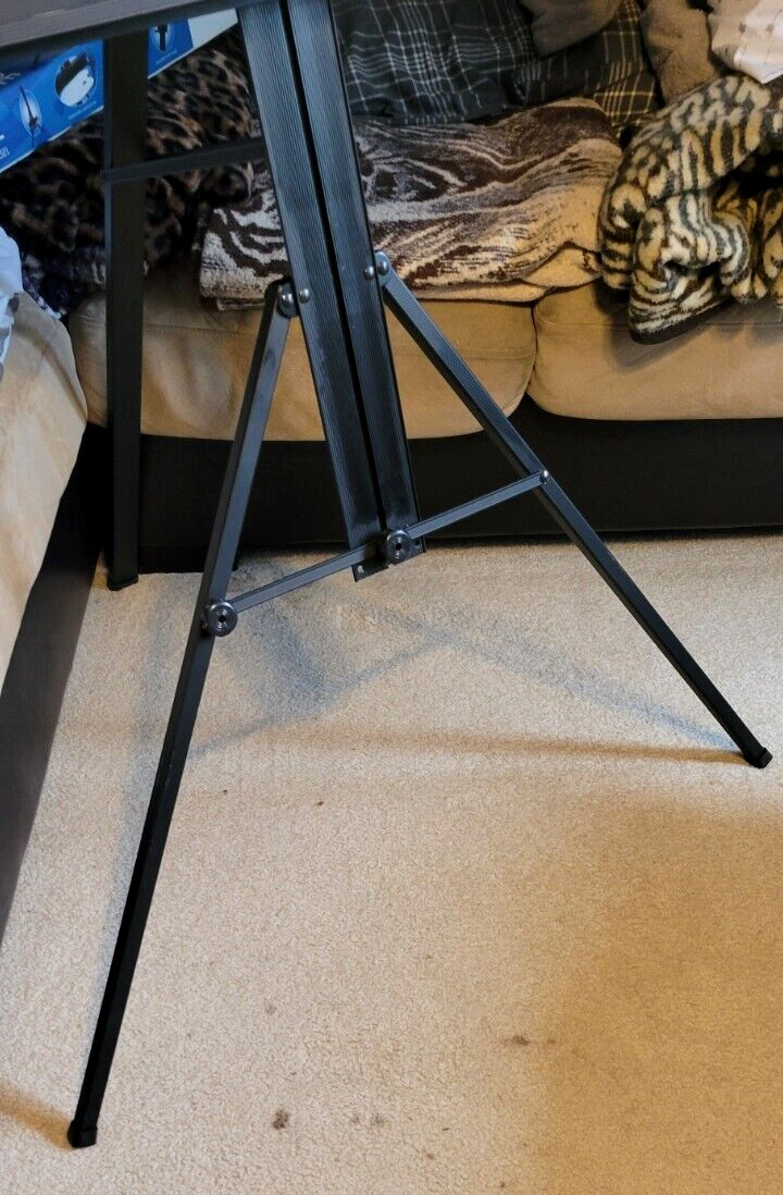 ART ALTERNATIVES TAHOE ALUMINUM STUDIO ART EASEL 🎨 ADJUSTABLE FOLDING BLACK NEW