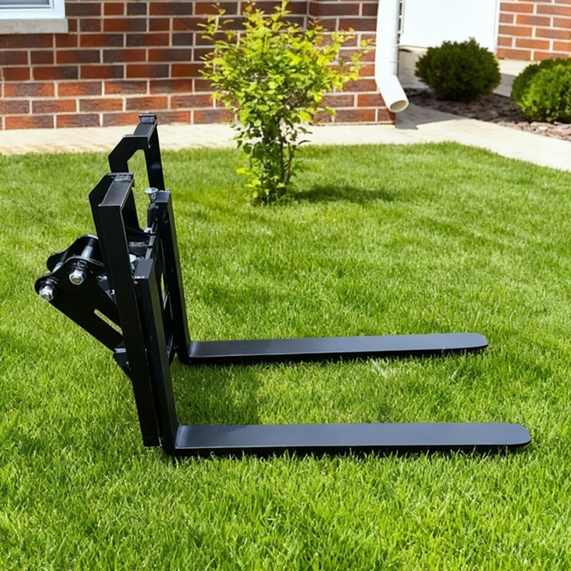 Pallet Fork for 1-2T Mini Excavator, Adjustable Stabilizer Bar, Free Shipping