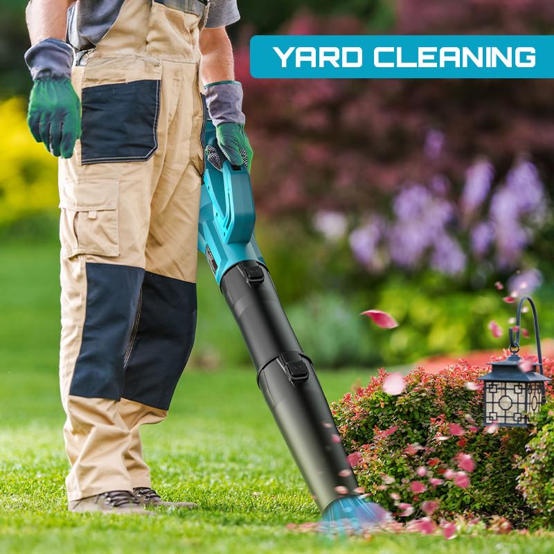 Seesii Leaf Blower Cordless 780 CFM Handheld Electric Leaf Blower 2 Battery 21V