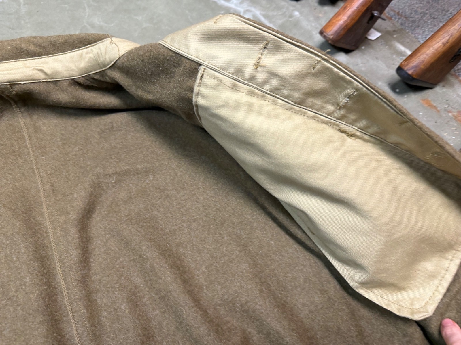 WWII BRITISH ARMY P1937 P37 WOOL BATTLEDRESS FIELD JACKET-SIZE 2XLARGE