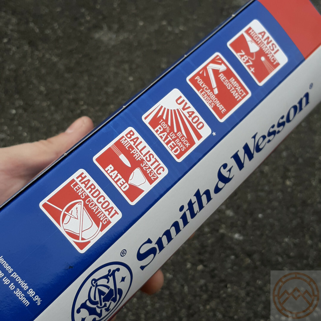 Smith & Wesson Corporal Shooting Glasses Clear Full Periphery Anti-Fog Non-Slip