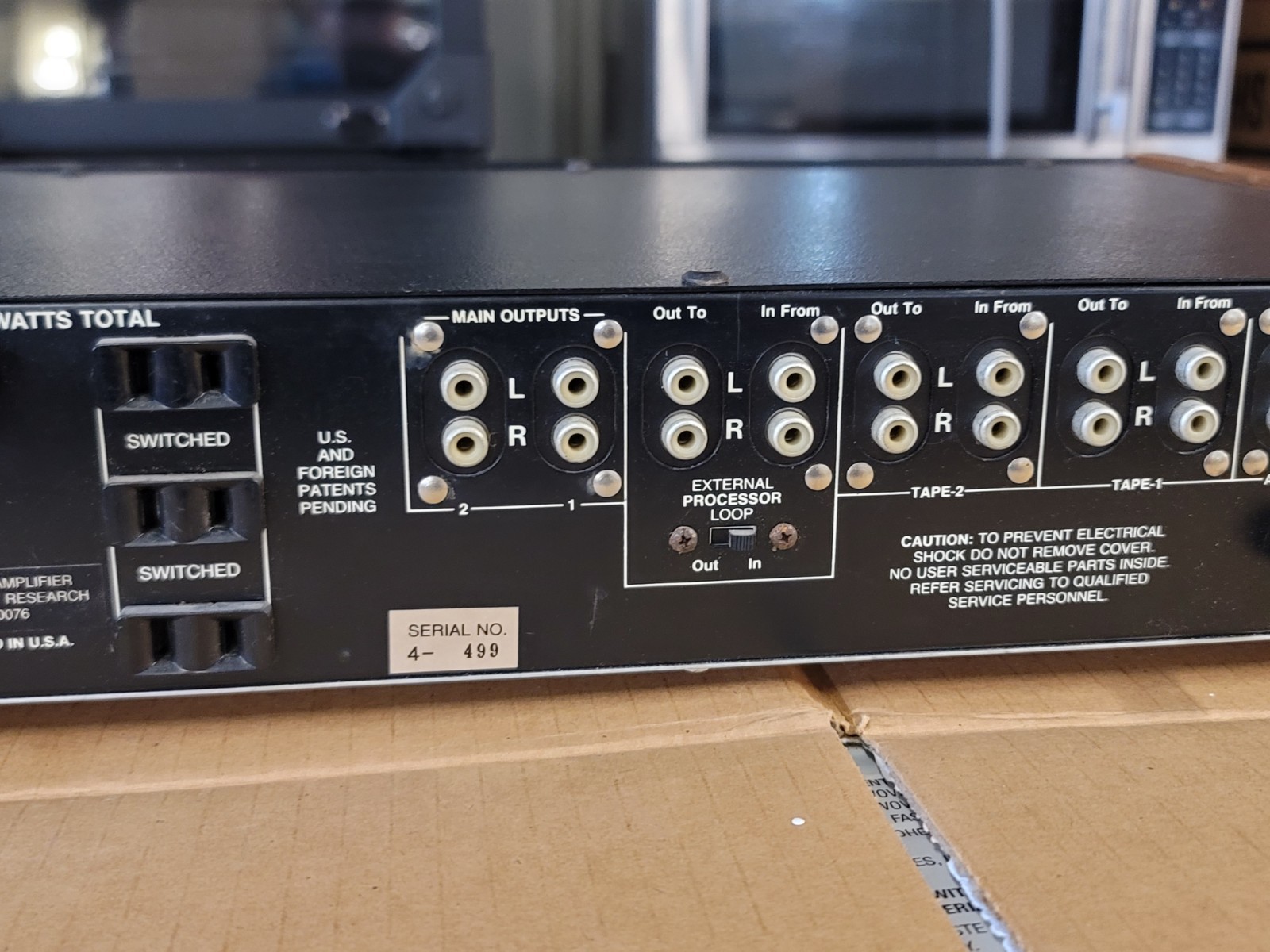 Vtg. Robert Grodinsky Research (RGR) Model Four Stereo Preamplifier COOLO NEATO!