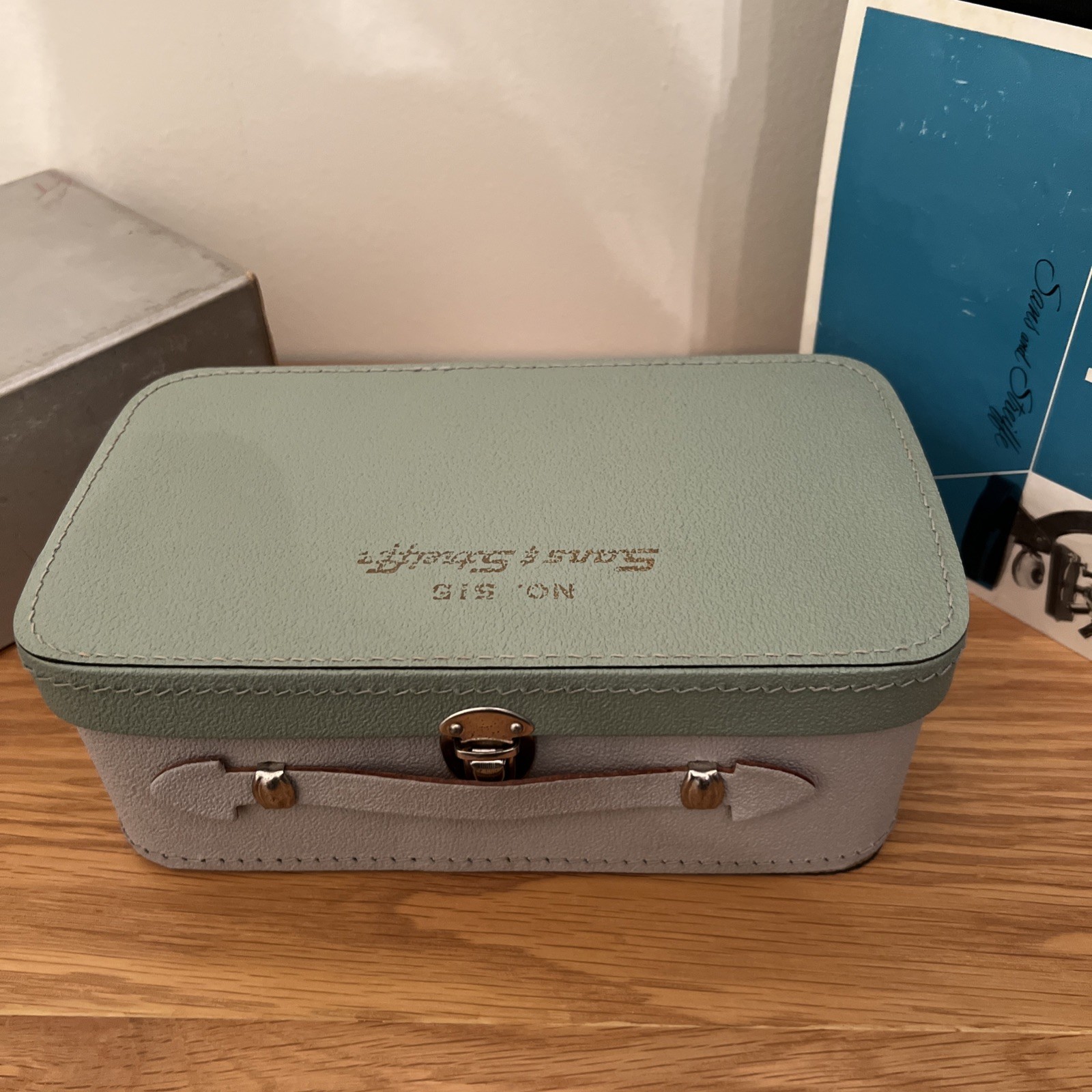 VINTAGE NO. 515 SANS & STREIFFE MICROSCOPE IN ORIGINAL CASE