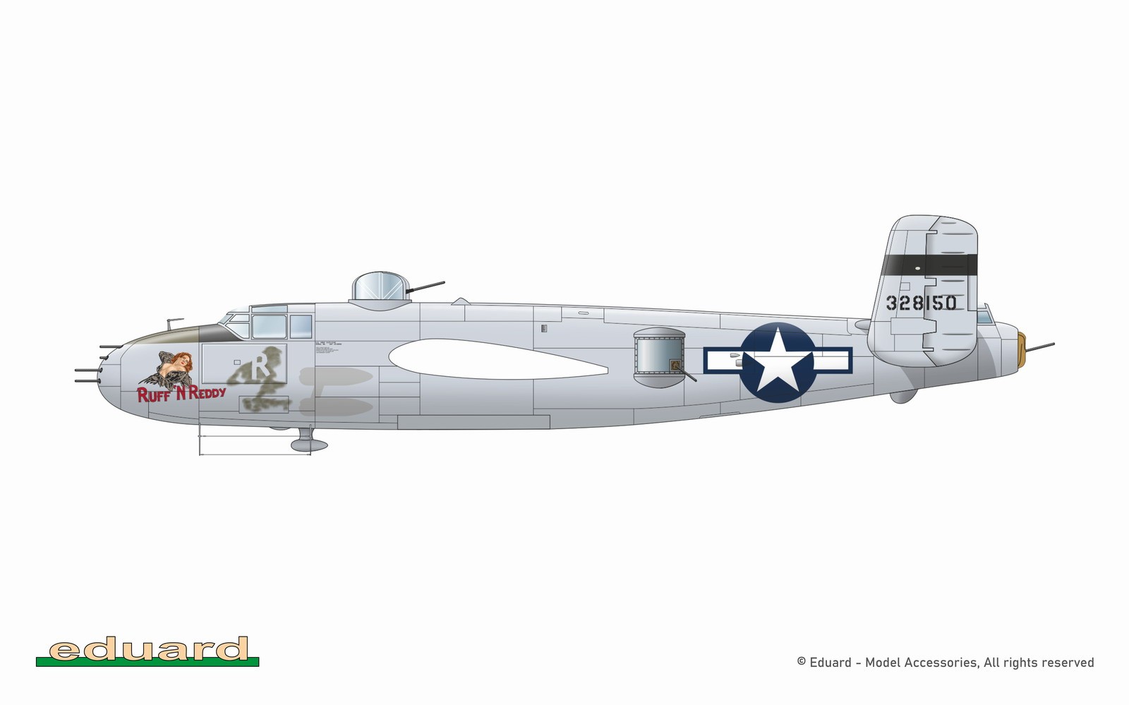 Eduard 1/48 'Strafer' B-25J Mitchell 548001