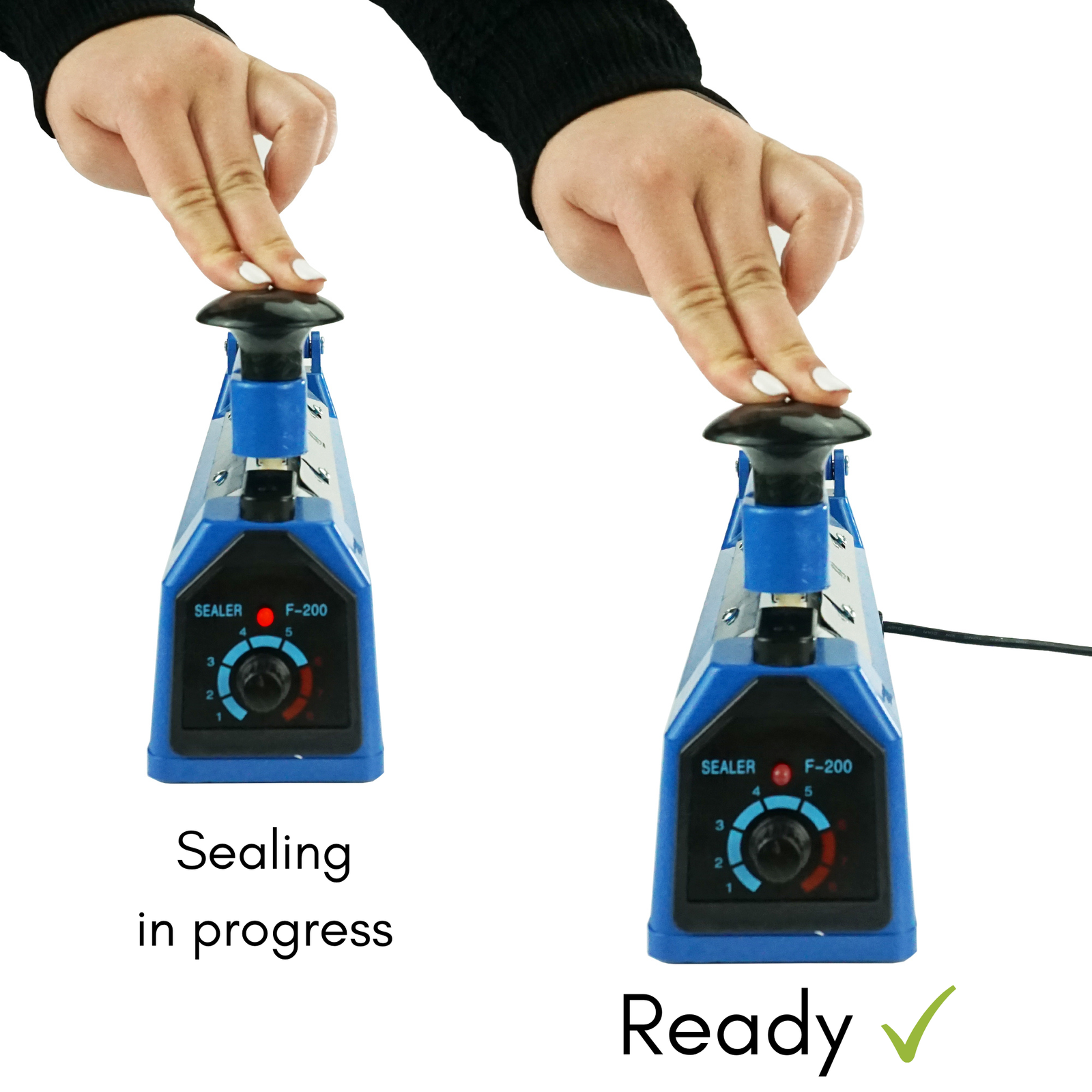 Impulse Sealer for Sealing Mylar PE PP Poly Bags w/ Replacement Wire & Teflon