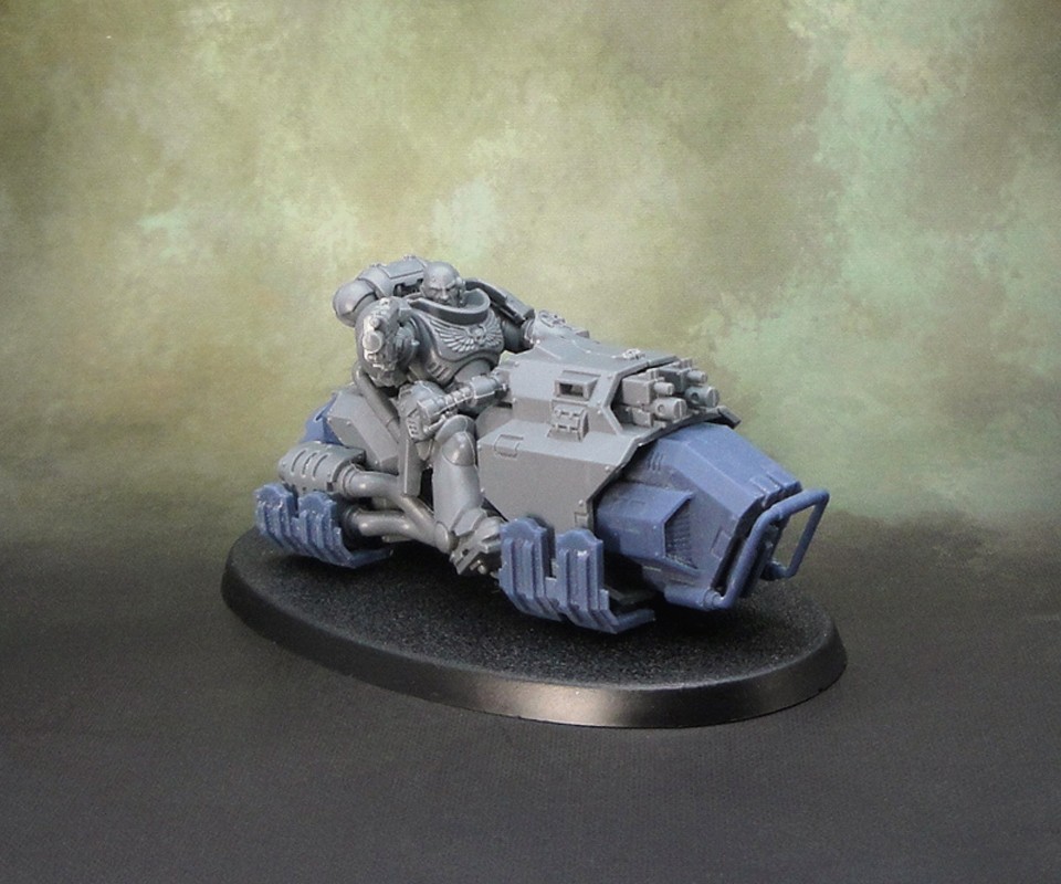 Grav jet bike conversion kit - compatible w 40k Outrider Primaris