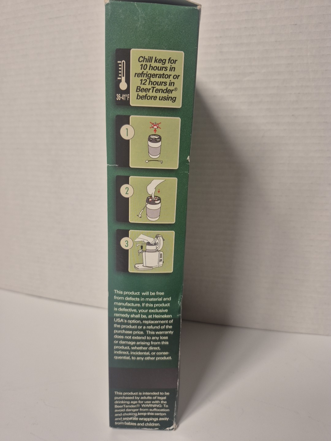Heineken Krups Beertender Tubes New Open Box 6 Sealed Tubes