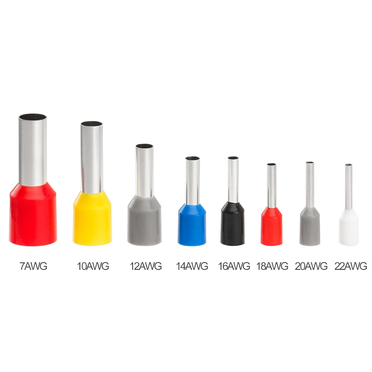 1400PCS Cable Wire Cord Pin End Bootlace Ferrule Terminals Crimp Connectors Kit