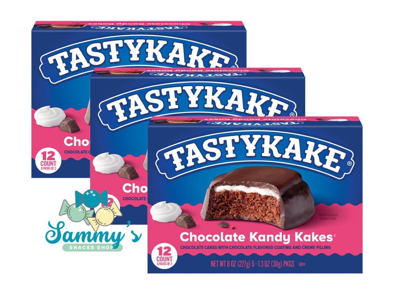 Tastykake Chocolate Kandy Kakes 3 Boxes