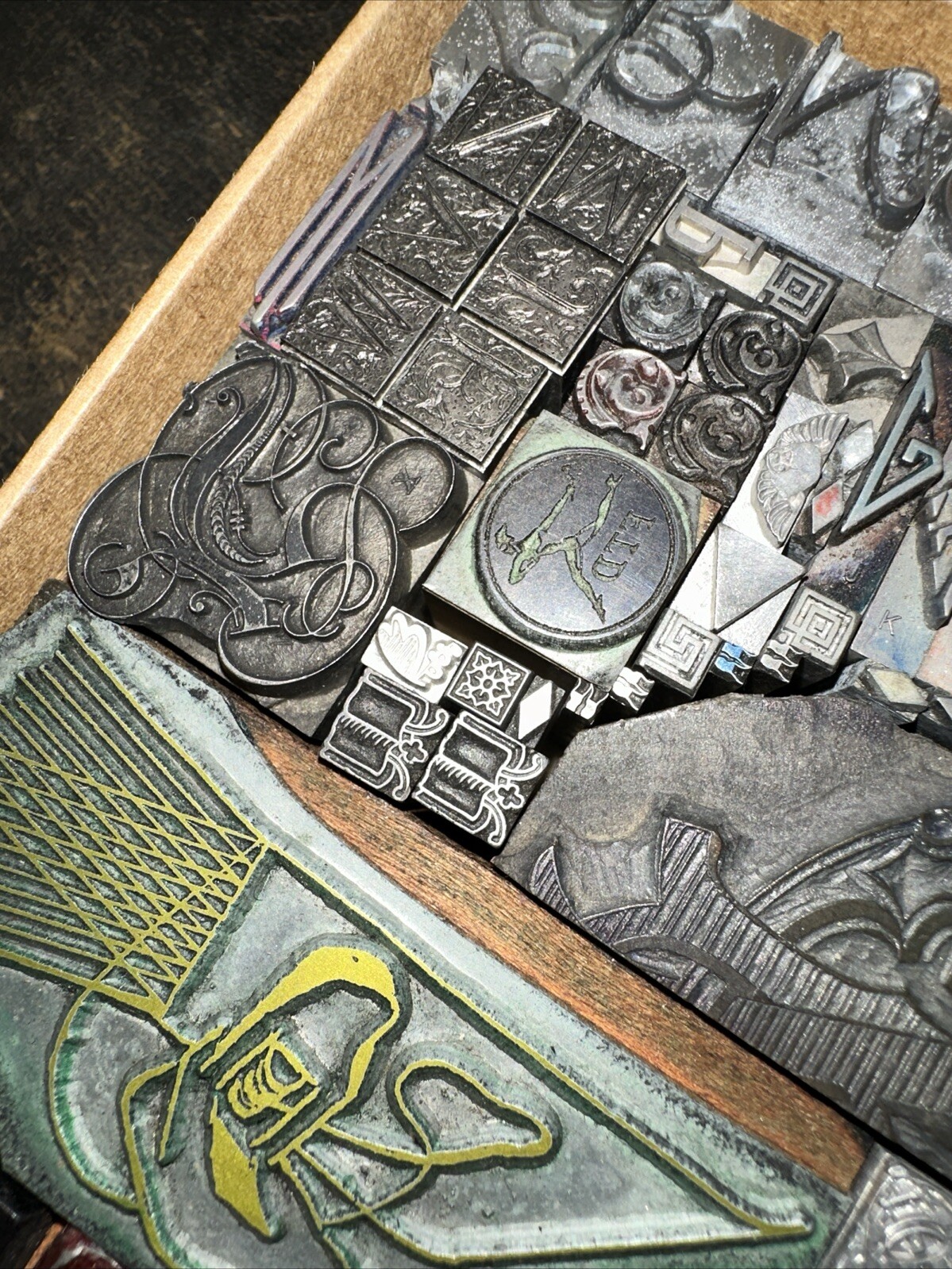 Printing Blocks Ornamentals Borders Dingbats. Wonderful Variety!! #C Beautiful!