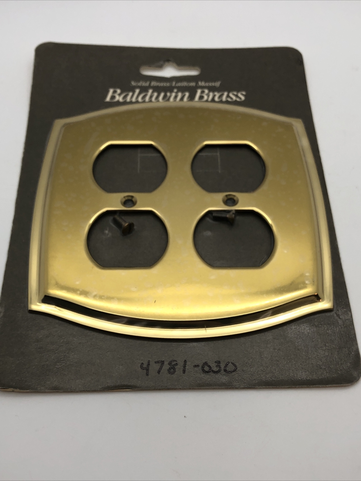 Baldwin Brass Colonial Double Switchplate 4781–030￼