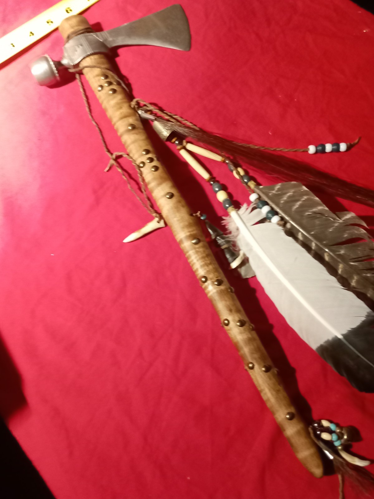 Native American Type Peace Pipe Tomahawk