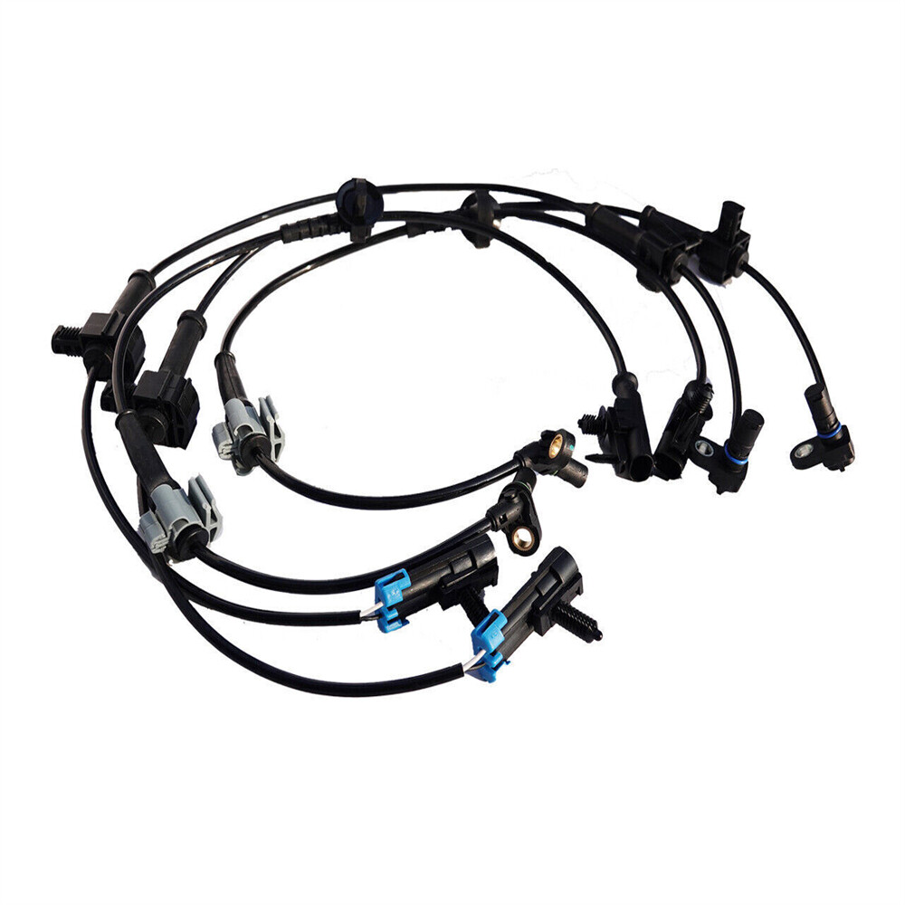 Front and Rear Left & Right ABS Wheel Speed Sensor 2 Pair for Chevy Silverado