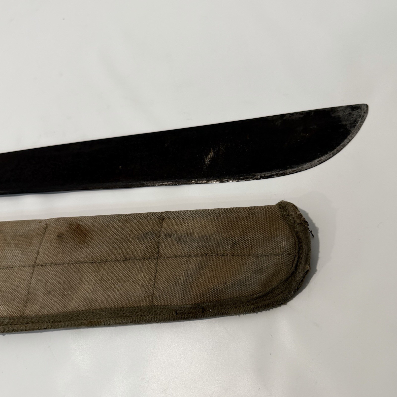 Vintage US Machete with Sheath, "Midwest Japan" 23 Inches - 18” Blade