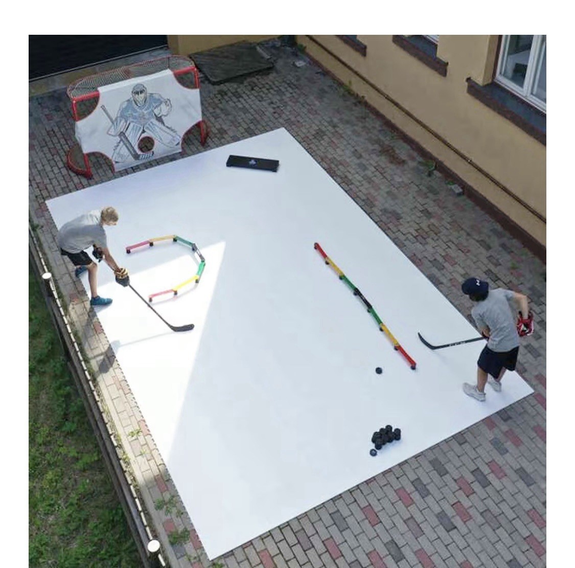 HOCKEY REVOLUTION My Puzzle Systems 15 Tile Interlocking Hockey Training Surface