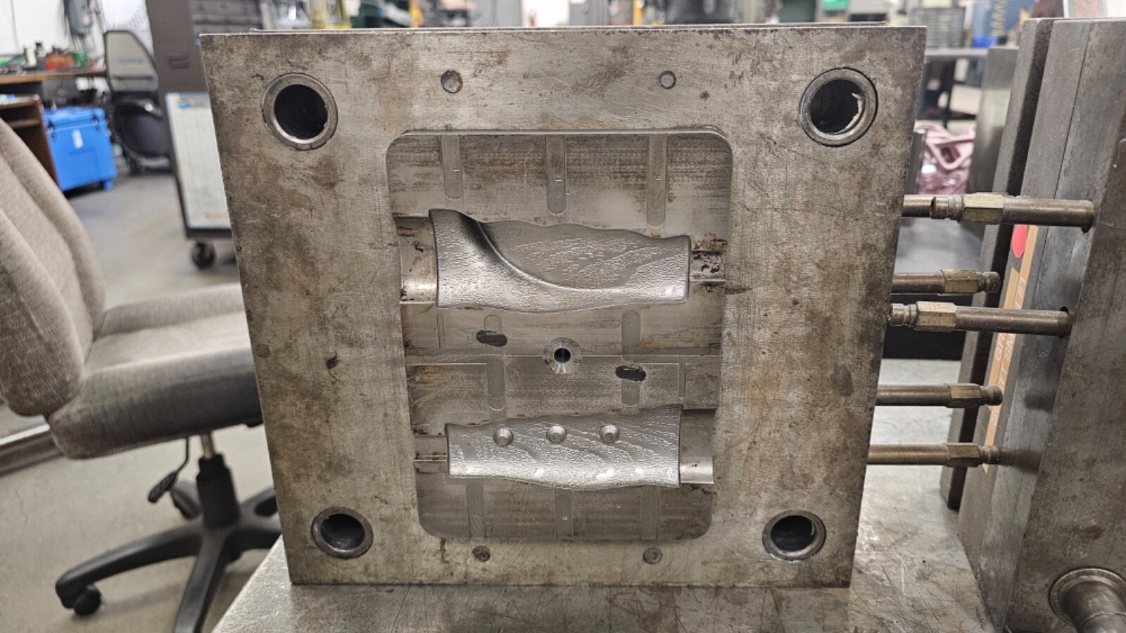 Hand Dyed Wood Grain Pistol Grips & Screws HURST OEM NEW Mopar Shifter Handles