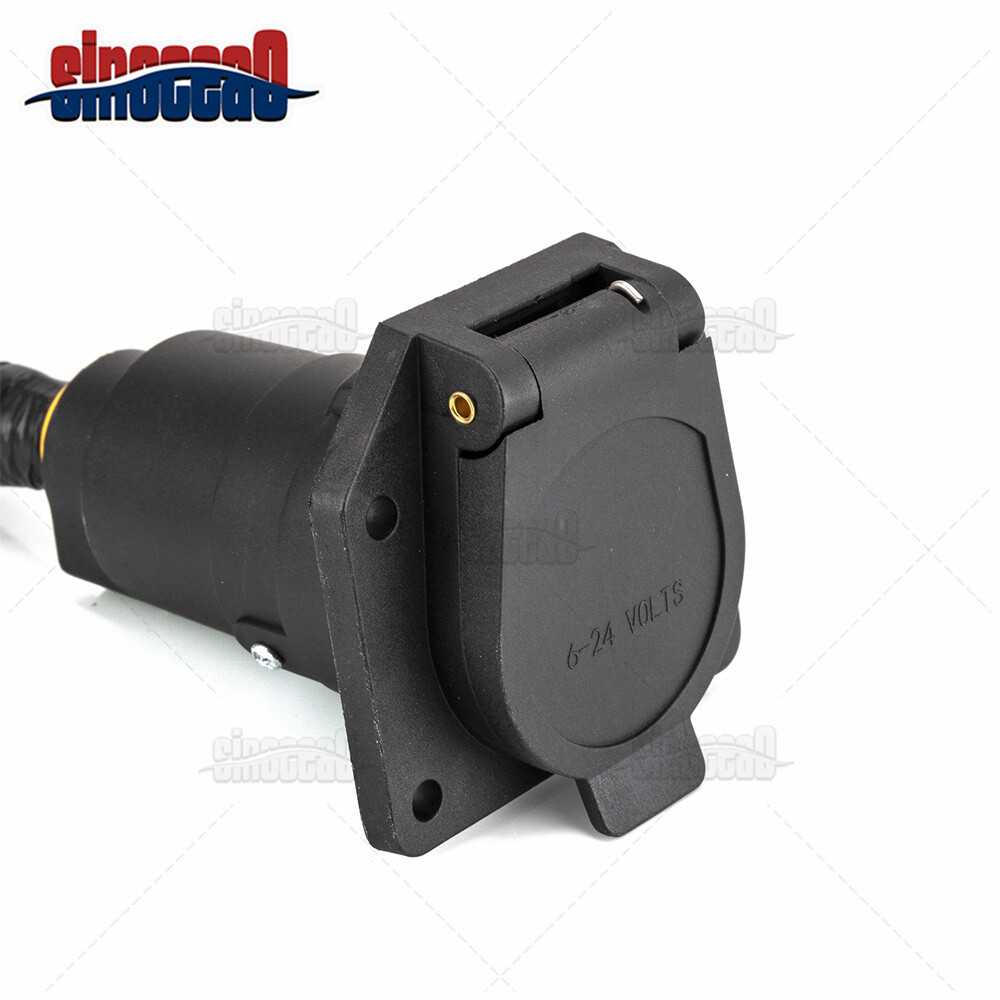 For 1999-2024 Ford F-150 F-250 F350 7 Way Trailer Wiring Harness 4 Way Flat Plug