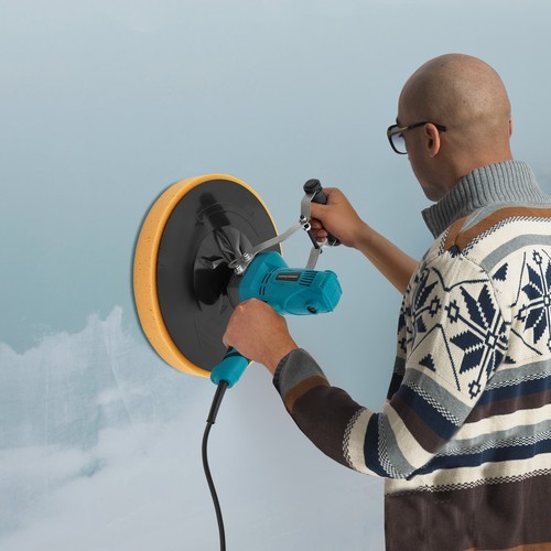 Cement Concrete Mortar Polisher Trowel Electric Wall Smoothing Polishing Machine