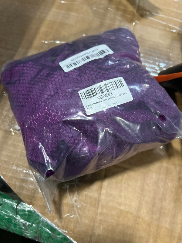 Packable Lightweight Backpack 40L, Ripstop Nylon Foldable Traveling Daypack, ...