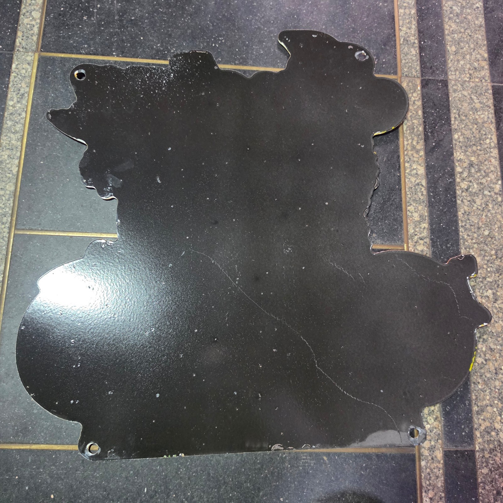 INDIAN MOTOCYCLES PORCELAIN ENAMEL SIGN 27 X 28 INCHES