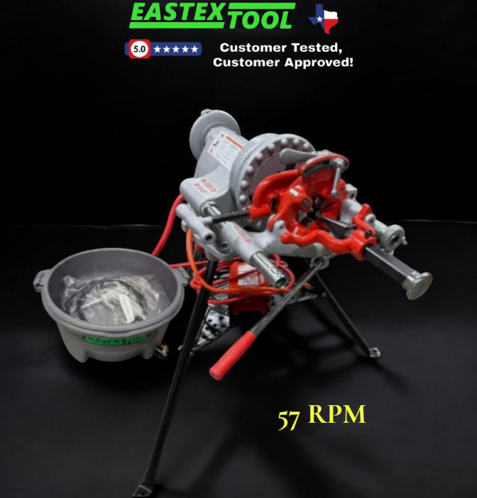 RIDGID 300 PIPE THREADING MACHINE 57 RPM REFURBISHED by EASTEX TOOL, LLC
