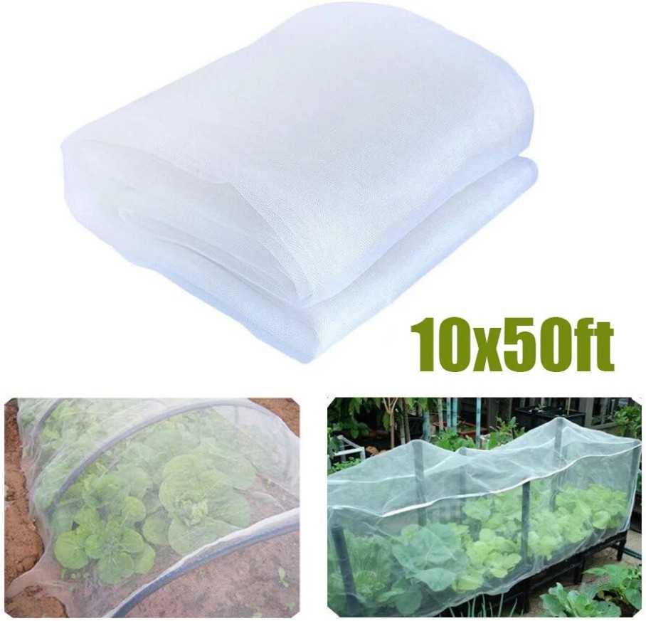 10*50ft Mosquito Garden Bug Insect Netting Barrier Bird Net Plant Protect Mesh
