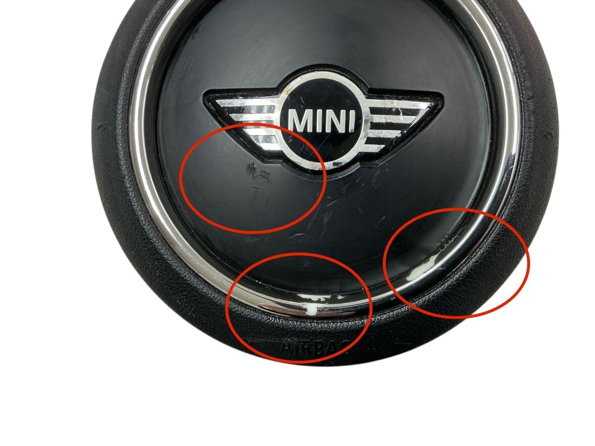 2014 15 16 17 18 19 2020 Mini Cooper driver wheel airbag BLACK 3268 7505701