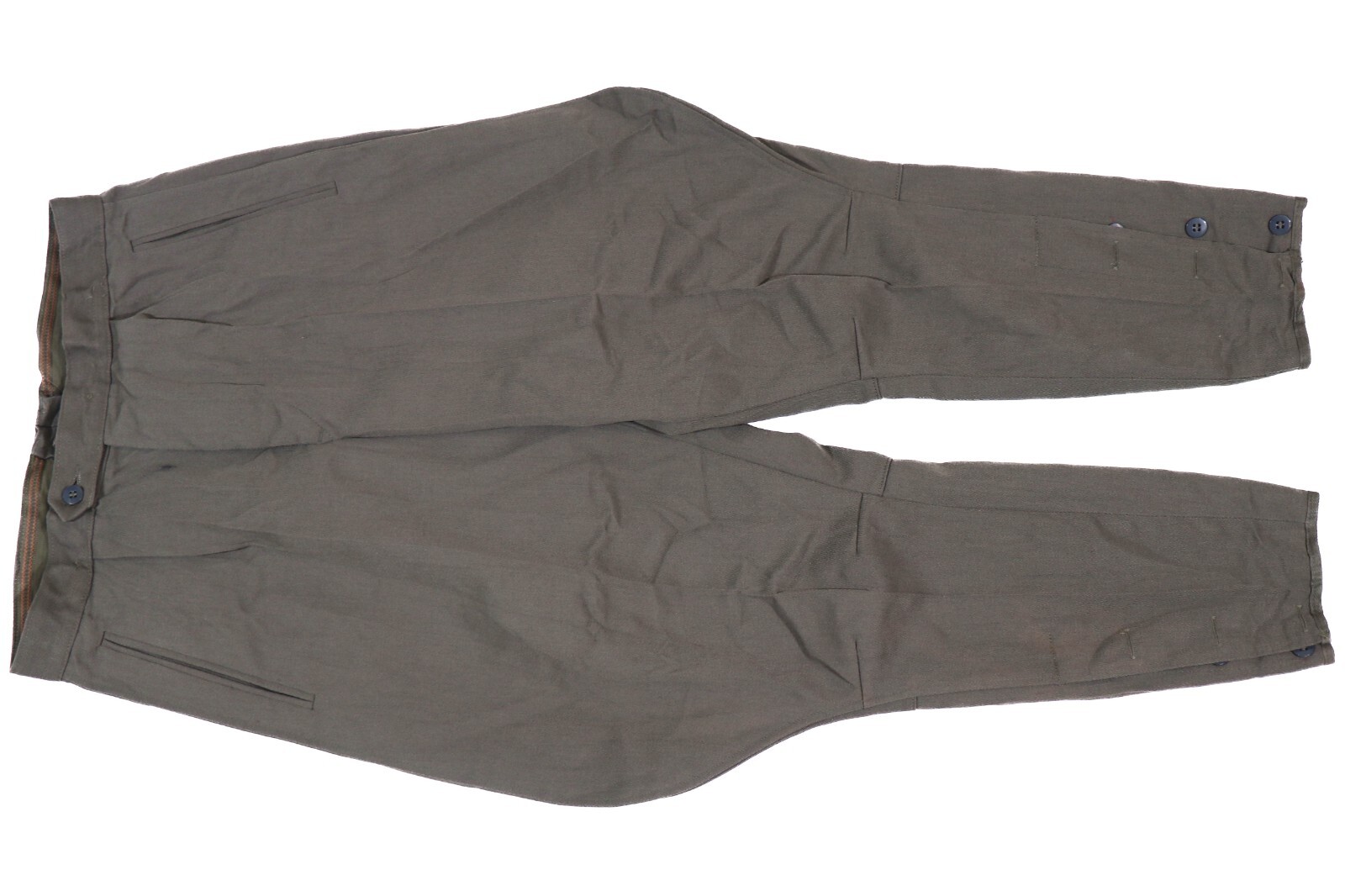 Medium M48-1 Authentic East German Grey Officer Trousers Pants Breeches NVA DDR