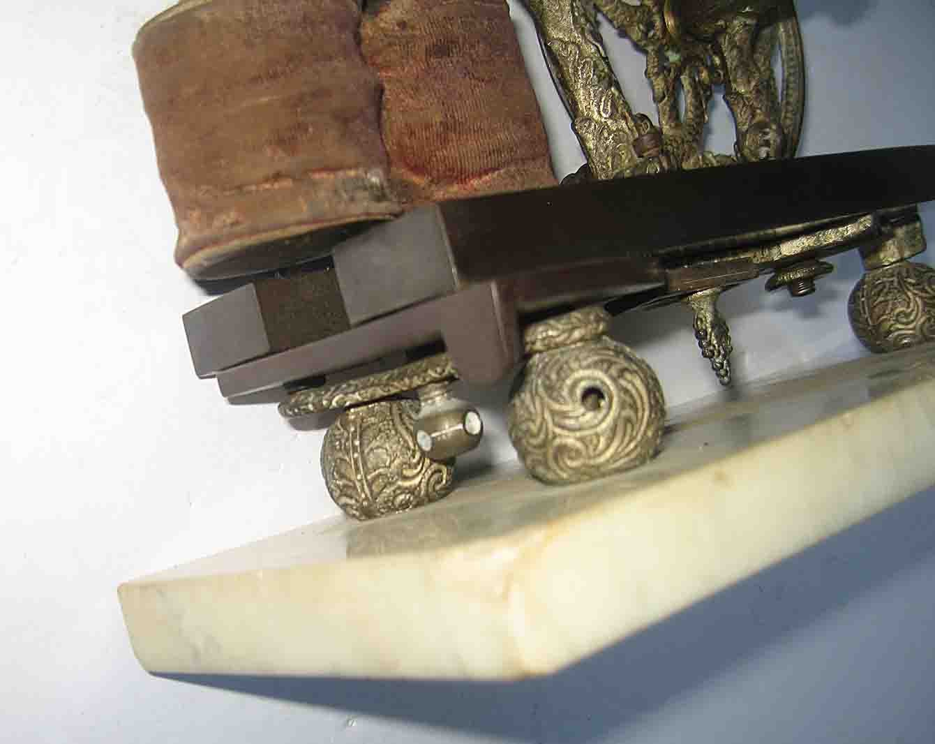 c1850 Marble Base QUACK MEDICAL Electricity GENERATOR by BOURNE & TAYLOR -LONDON