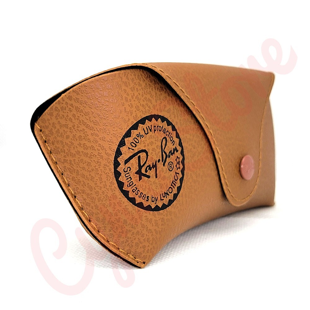 Ray Ban Universal Brown Medium Soft Case for Sunglasses & Eyeglasses with Cloth