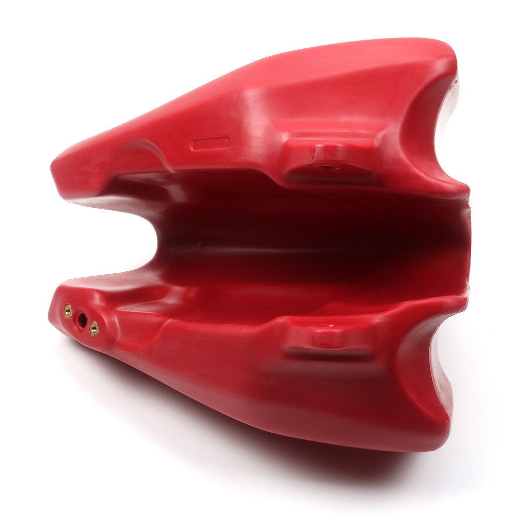 Fits Honda XR200R 1985-2002 Plastic Fuel Tank With Cap Petcock Valve New Red