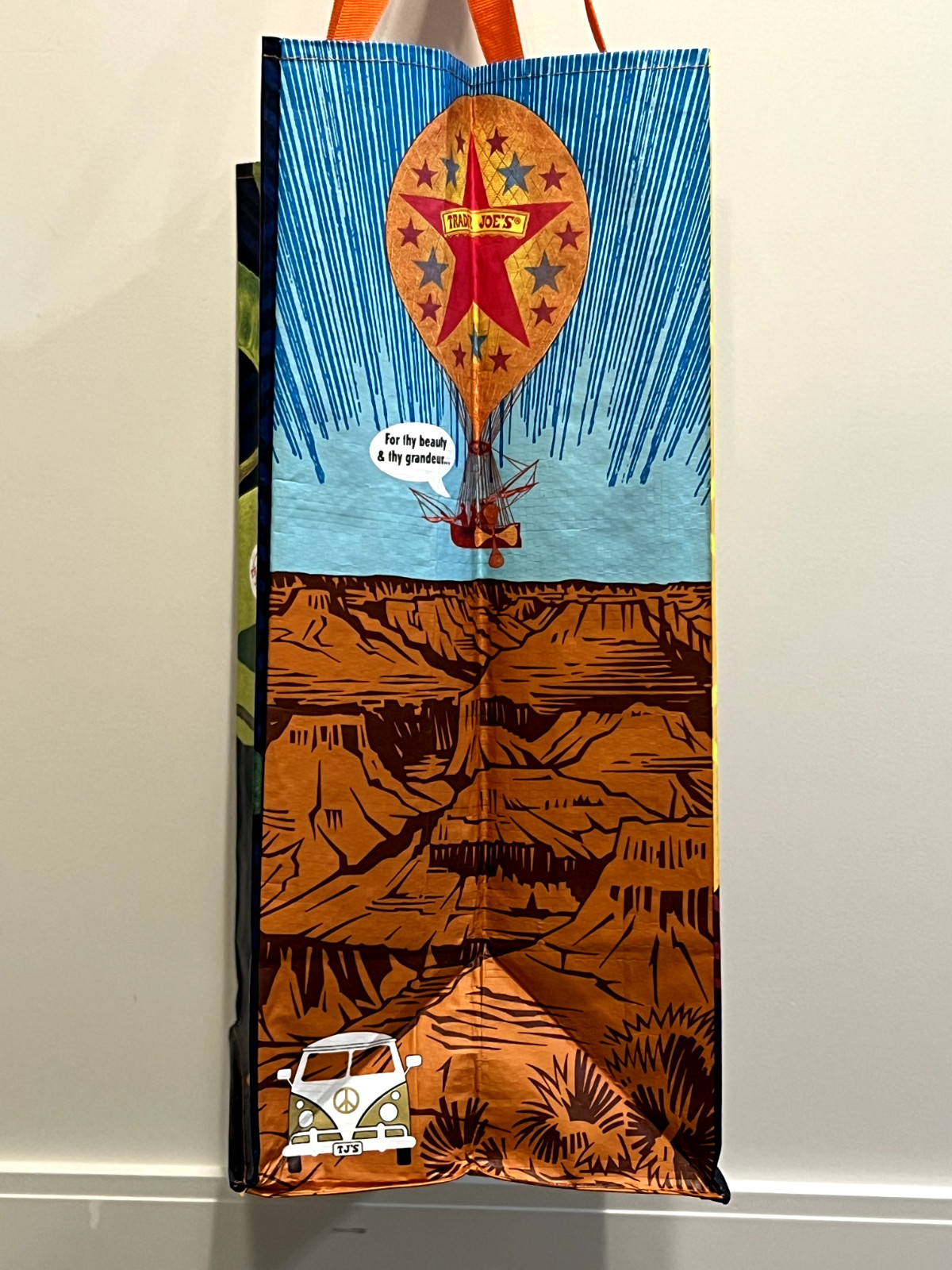 UPick 1 (42Choices) Trader Joe's ECO Reusable Shopping Grocery Gift Tote Bag NWT