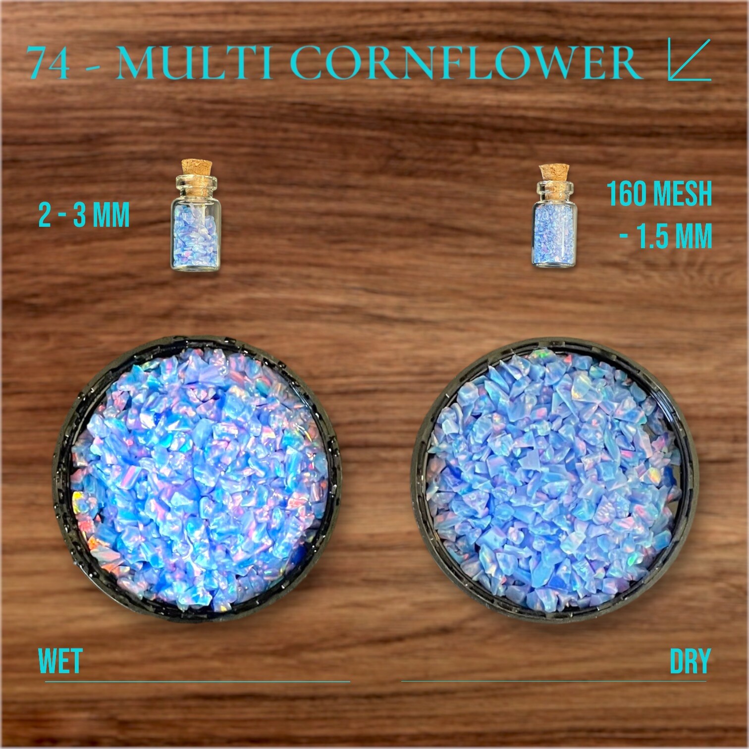 Crushed Opal - Synthetic Lab Made Opal - Sparkles in Jewelry/Wood/Resin Inlays