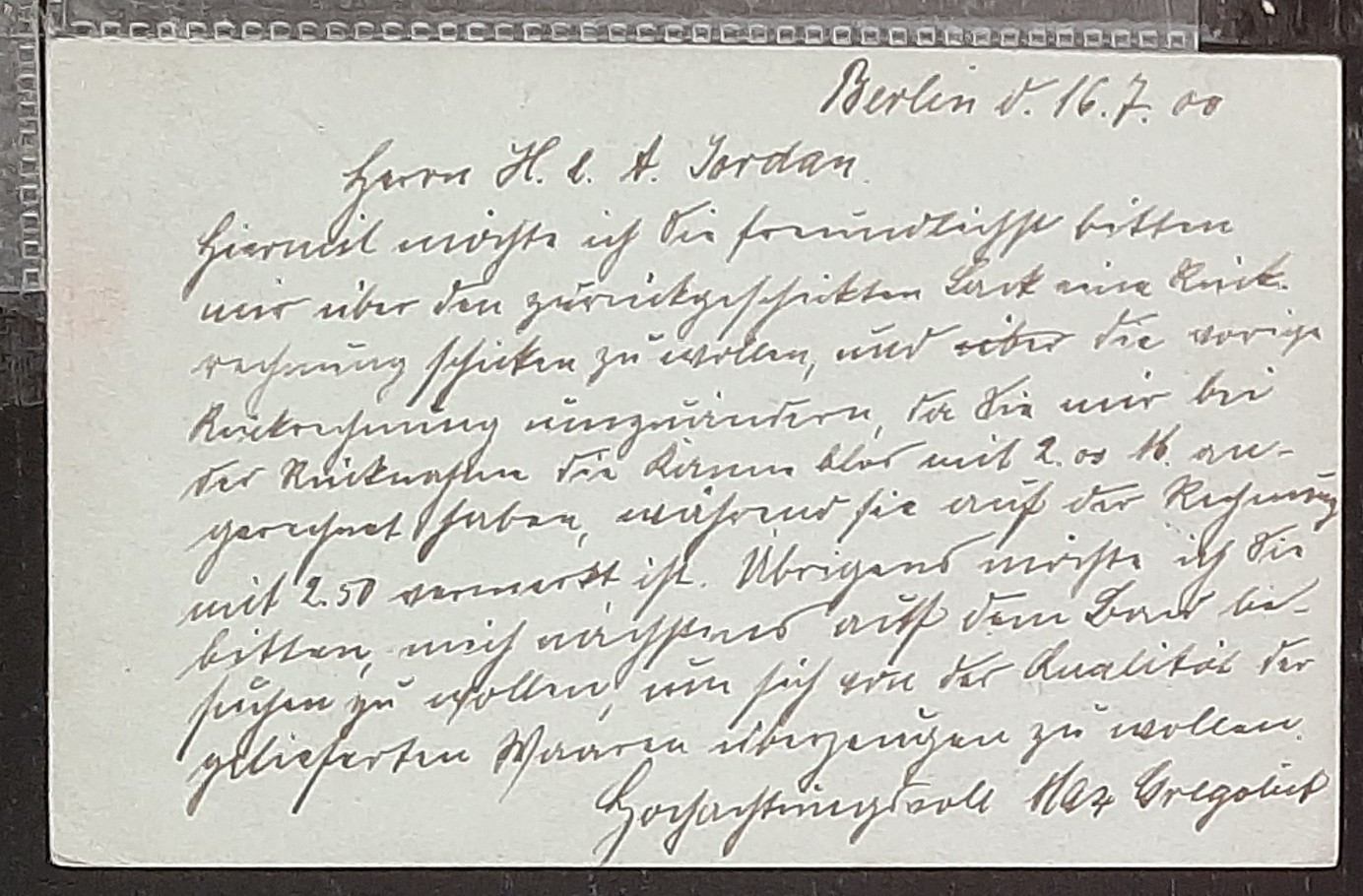 y(GER-861) GERMANY 1900 REICHPOST 2pf postal postcard used (3) different cards