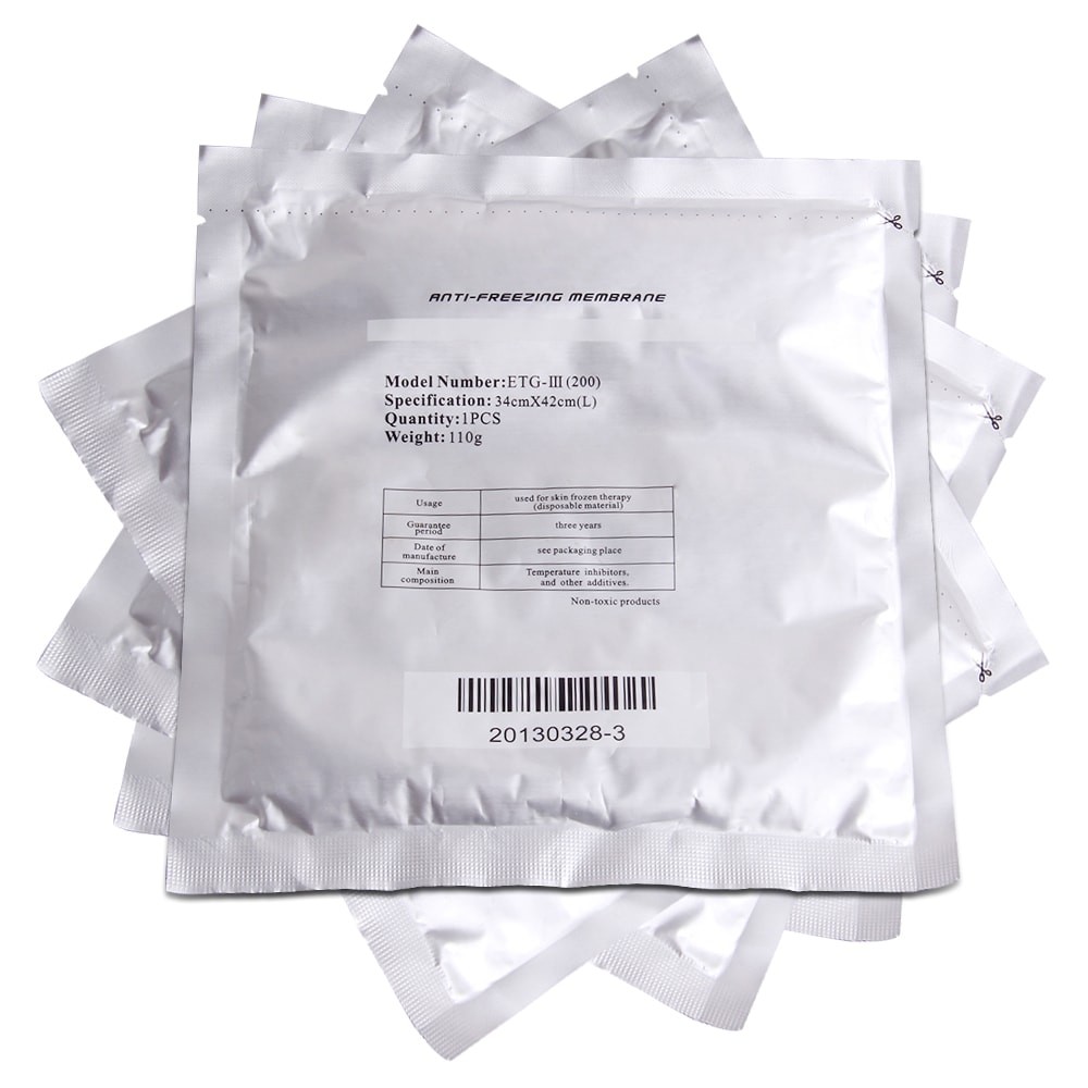 10-100PCs L Size Antifreeze Membranes Cryo Pad for Cool Freeze Machine 34*42cm