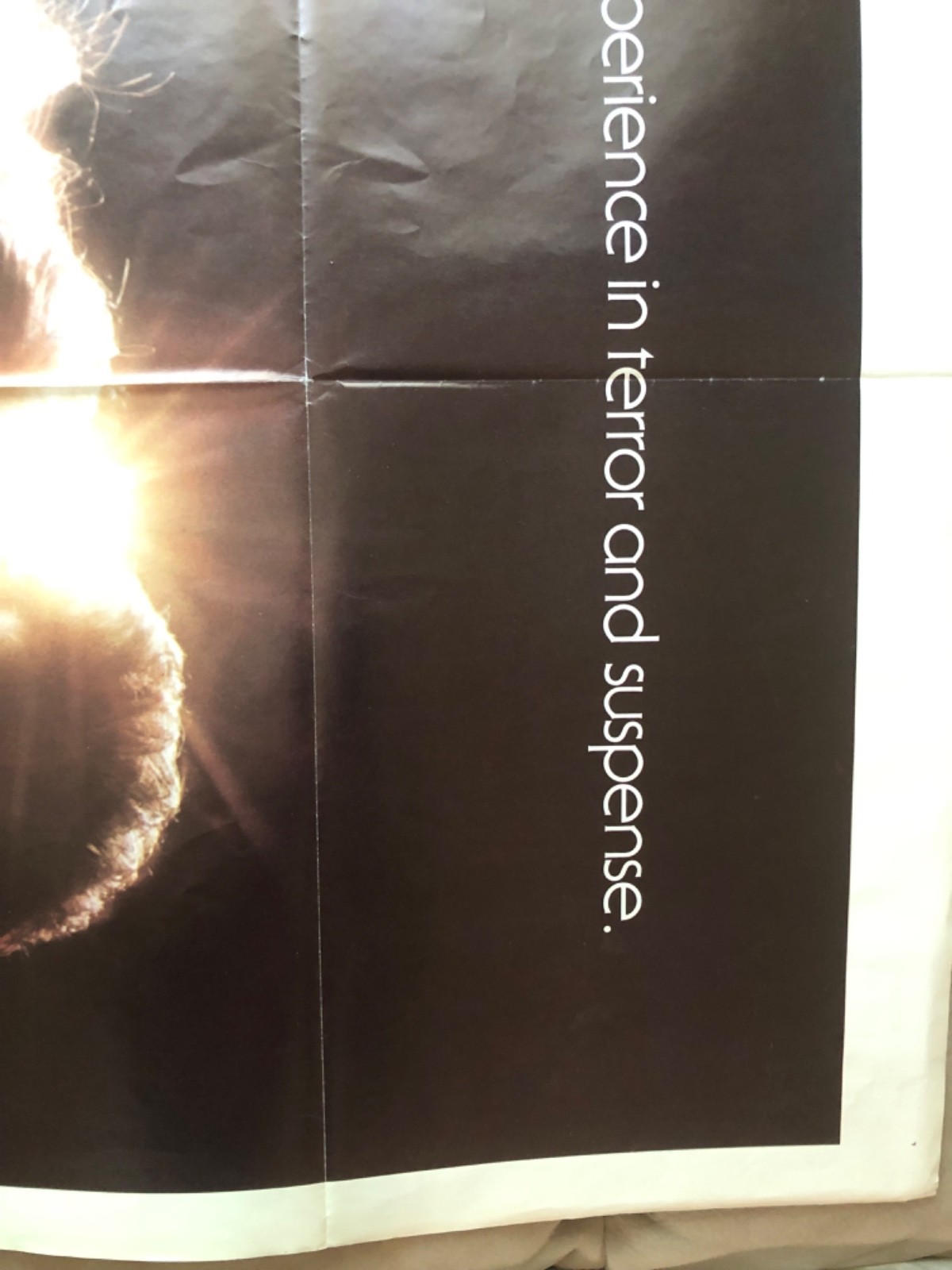 THE FURY Brian De Palma Original 27x41 US One Sheet Movie Poster Kirk Douglas