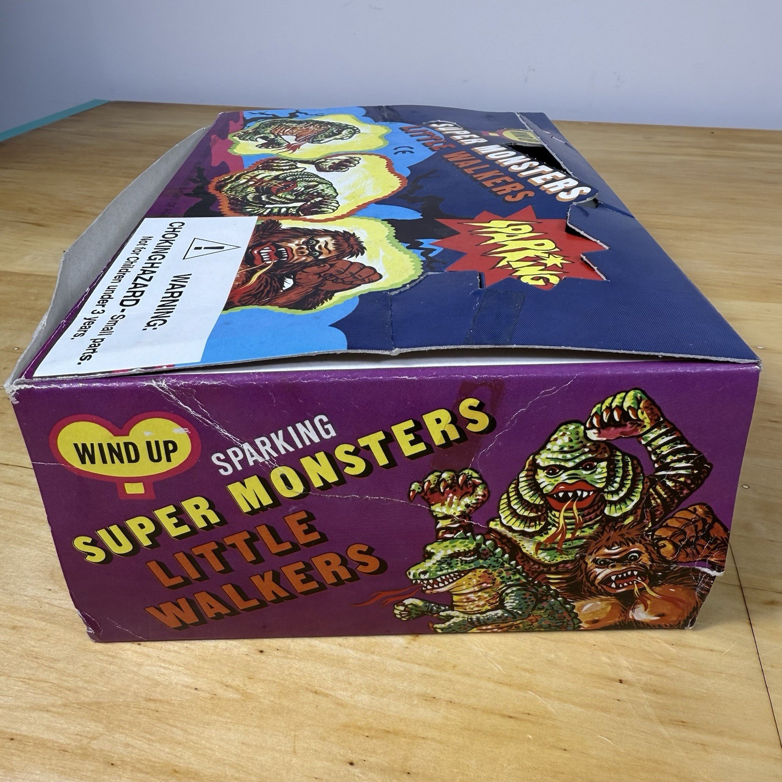 Vintage Wind up Sparking Super Monsters Little Walkers Full Case New Old Stock!!