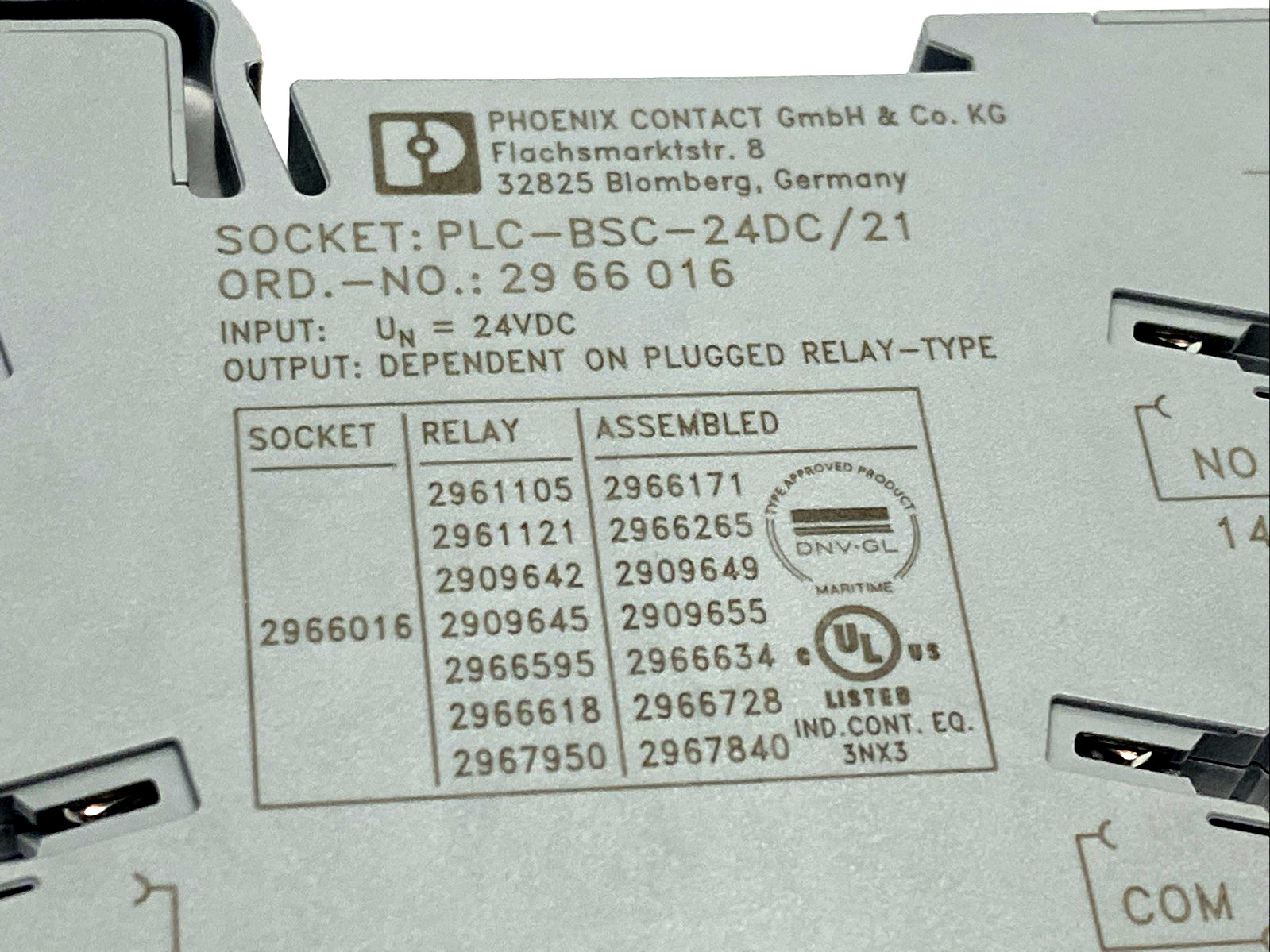 Phoenix Contact PLC-OSC- 24DC/ 24DC/ 2 Solid State Relay Module 2966634, 2966595