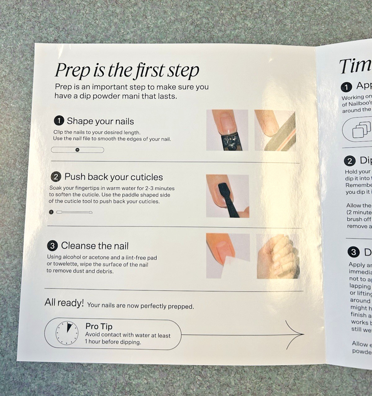 Nailboo Full Kit with 7 Dip Powder Colors