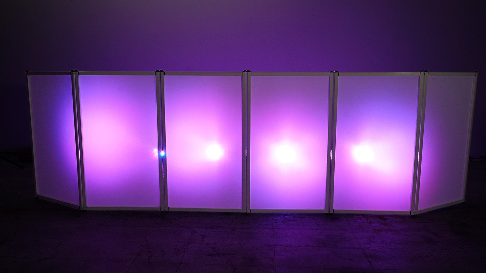 Rockville RFAAW DJ Event Facade 6-Panel Light Metal Frame Booth+Travel Bag+Scrim