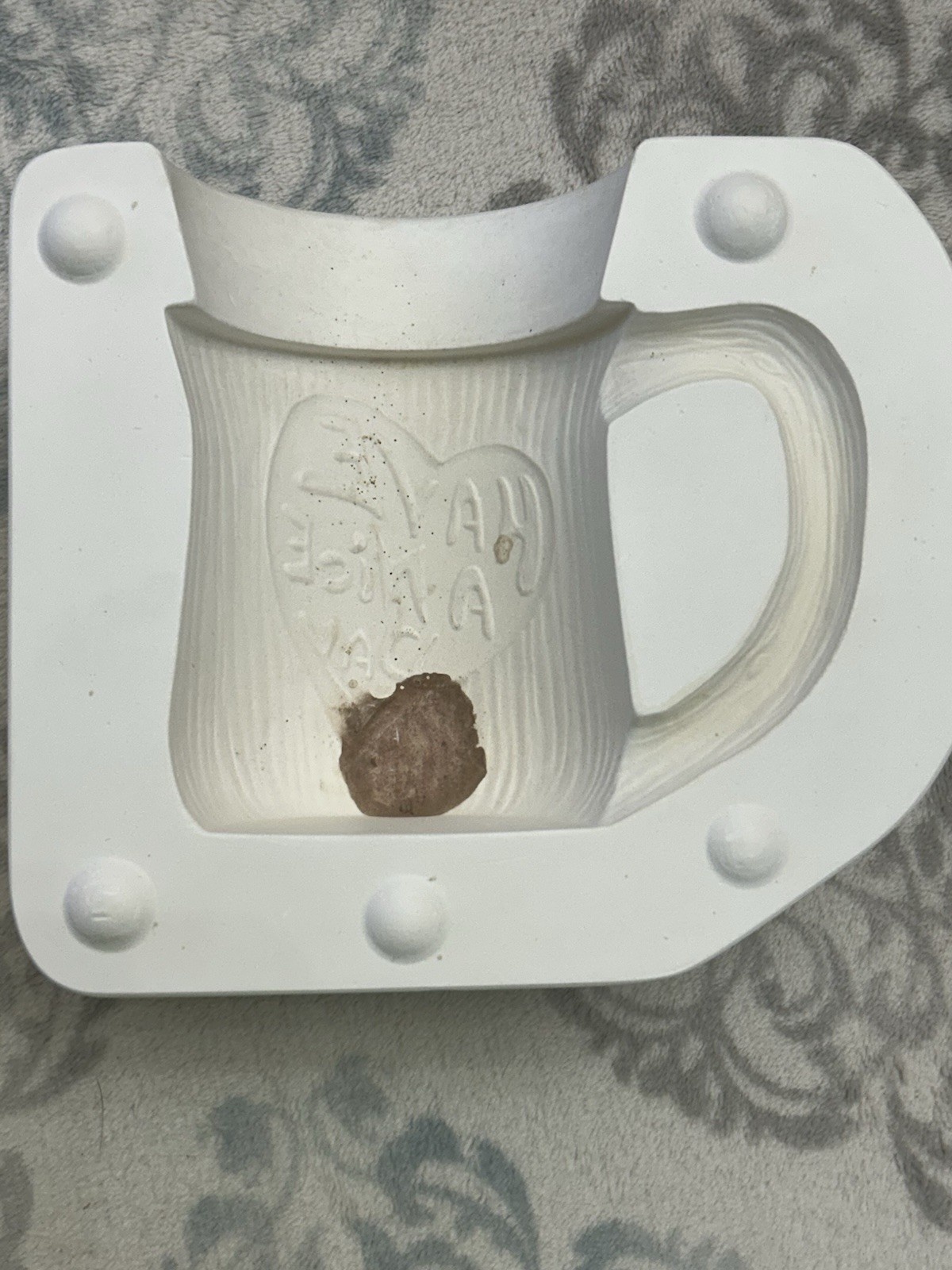 VTG Cramer HC272 Winking Owl Mug Have A Nice Day Ceramic Slip Casting Mold