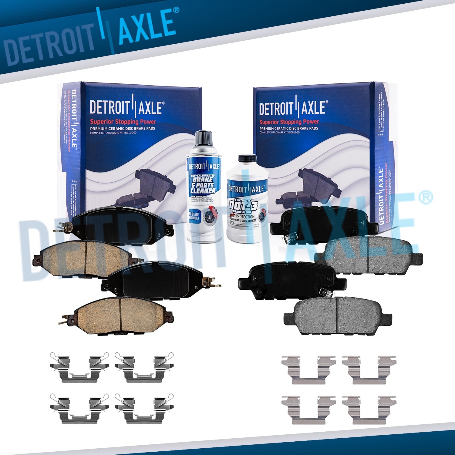Front Rear Ceramic Brake Pads for Infiniti JX35 QX60 Nissan Murano Pathfinder