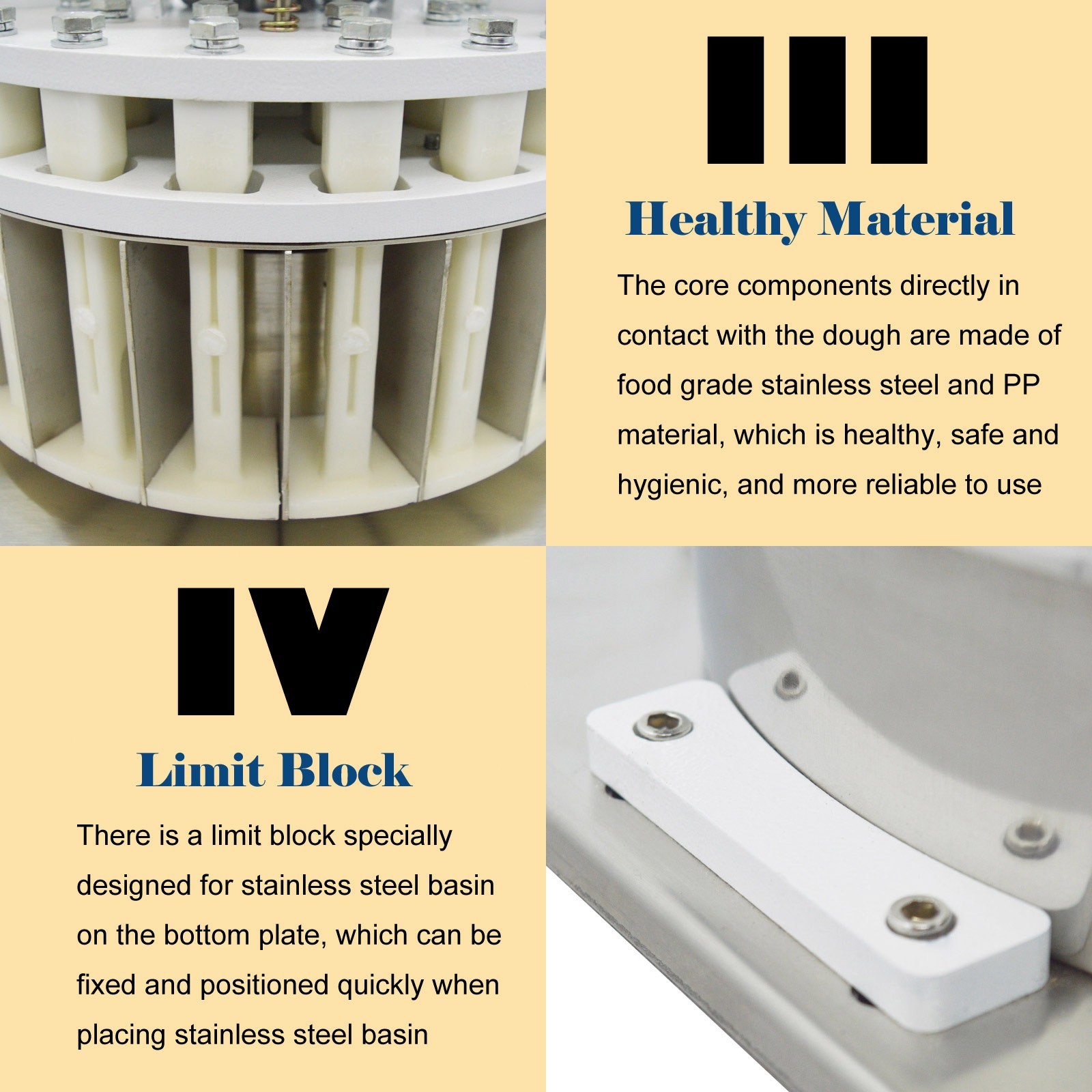 Commercial Dough Divider Cutter 40PCS Manual Dough Dividing Machine 27g-144g