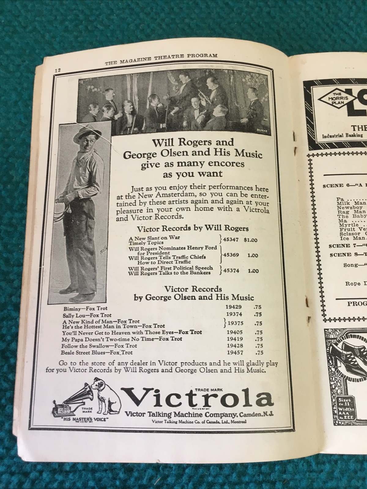 1925 Vintage : NEW AMSTERDAM THEATRE "Ziegfeld Follies" BROADWAY PLAYBILL