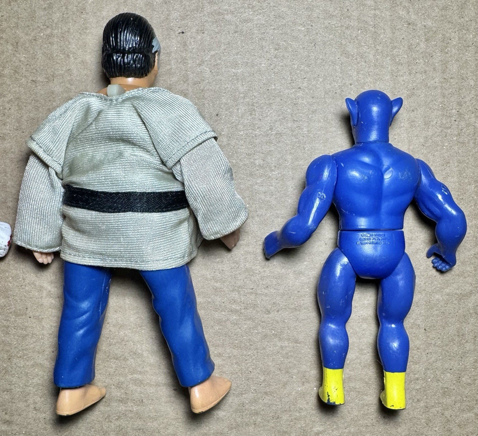 Vintage 80s Pace Toys Earth Force & Remco Figures Lot Karate Kid AWA Wrestler