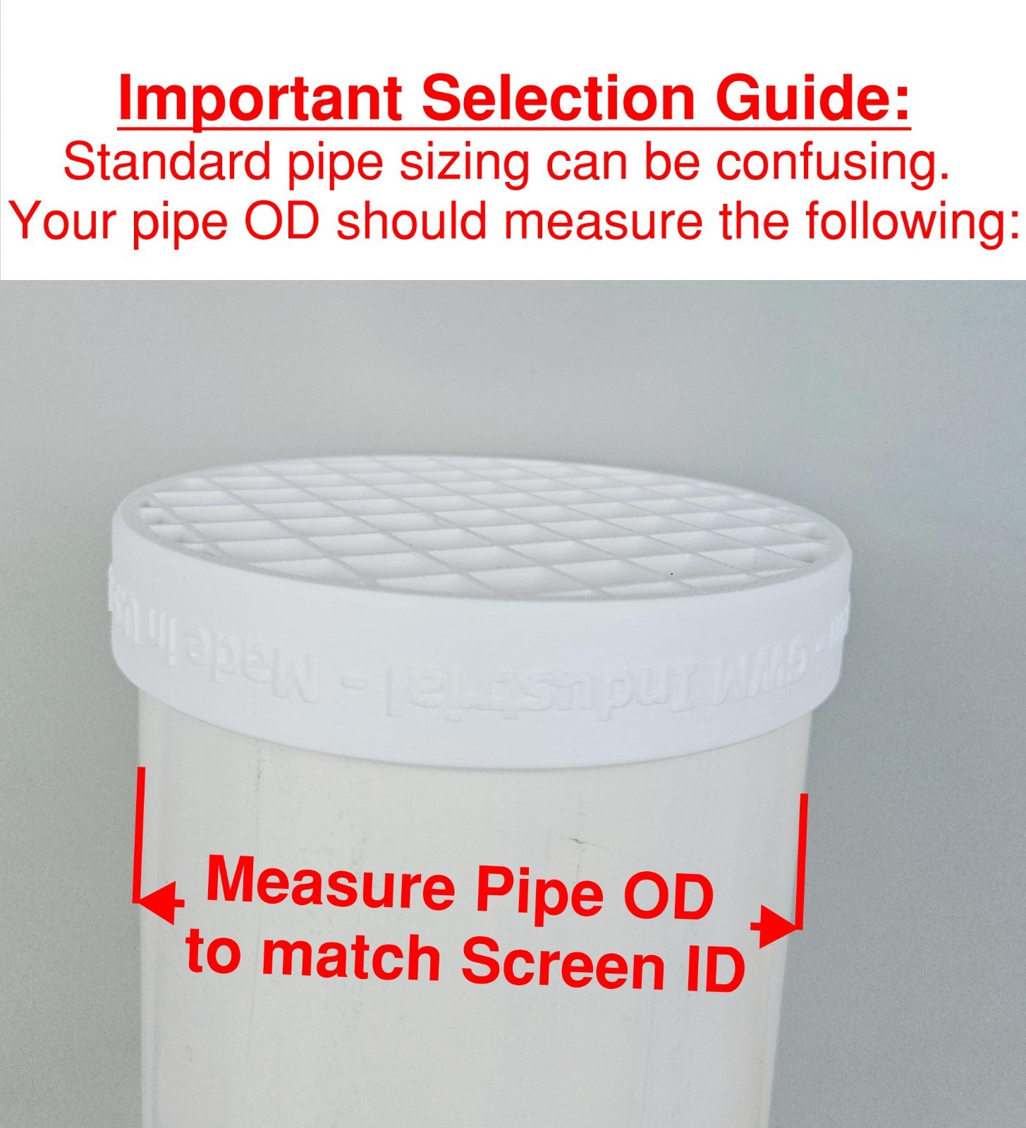 Black PVC Pipe End Cap with Integral Screens for Socket Fit on End of Pipe