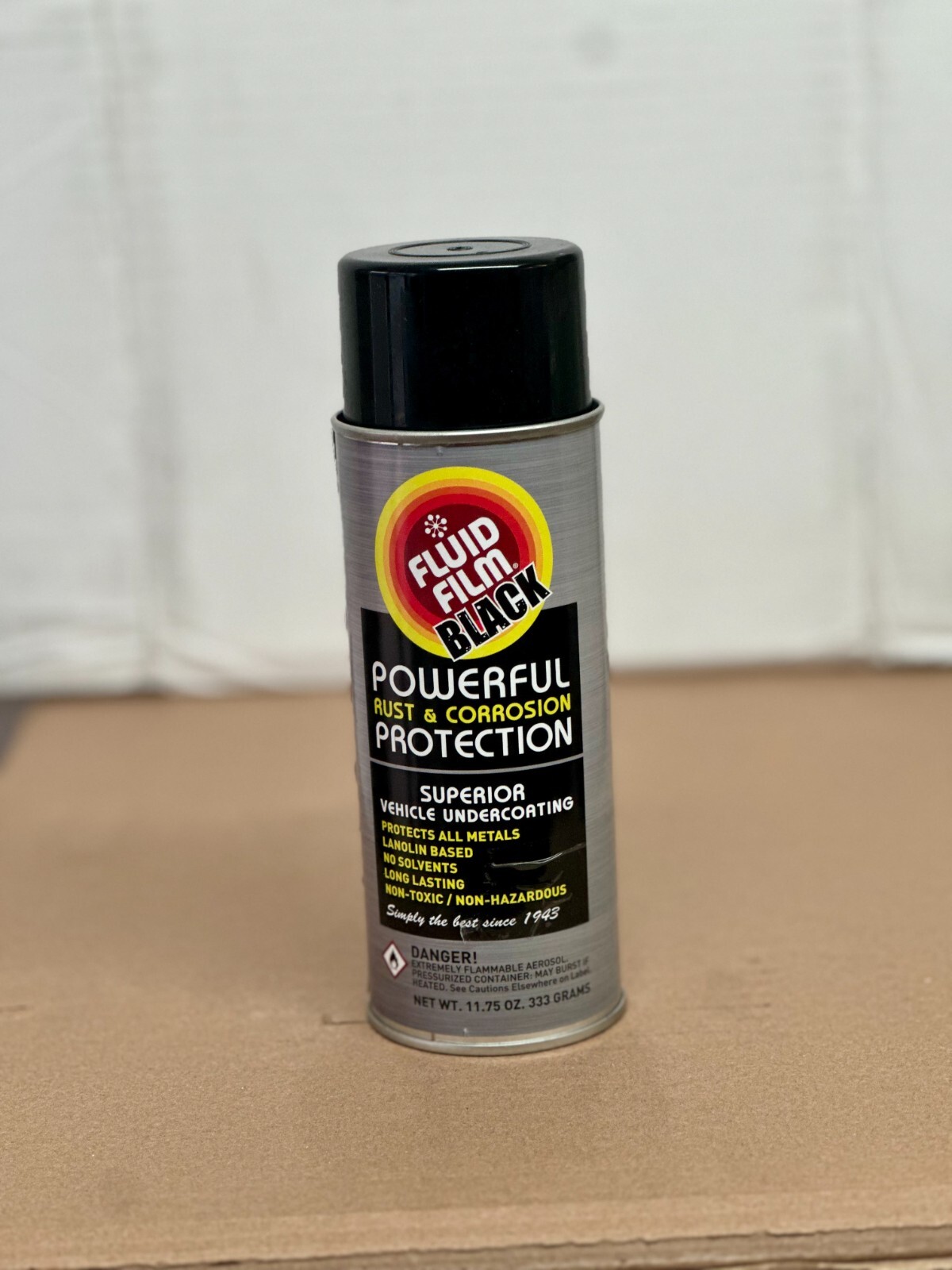 Fluid Film AS11B Black Undercoating Spray Rust Inhibitor Protection Black 6-Pack