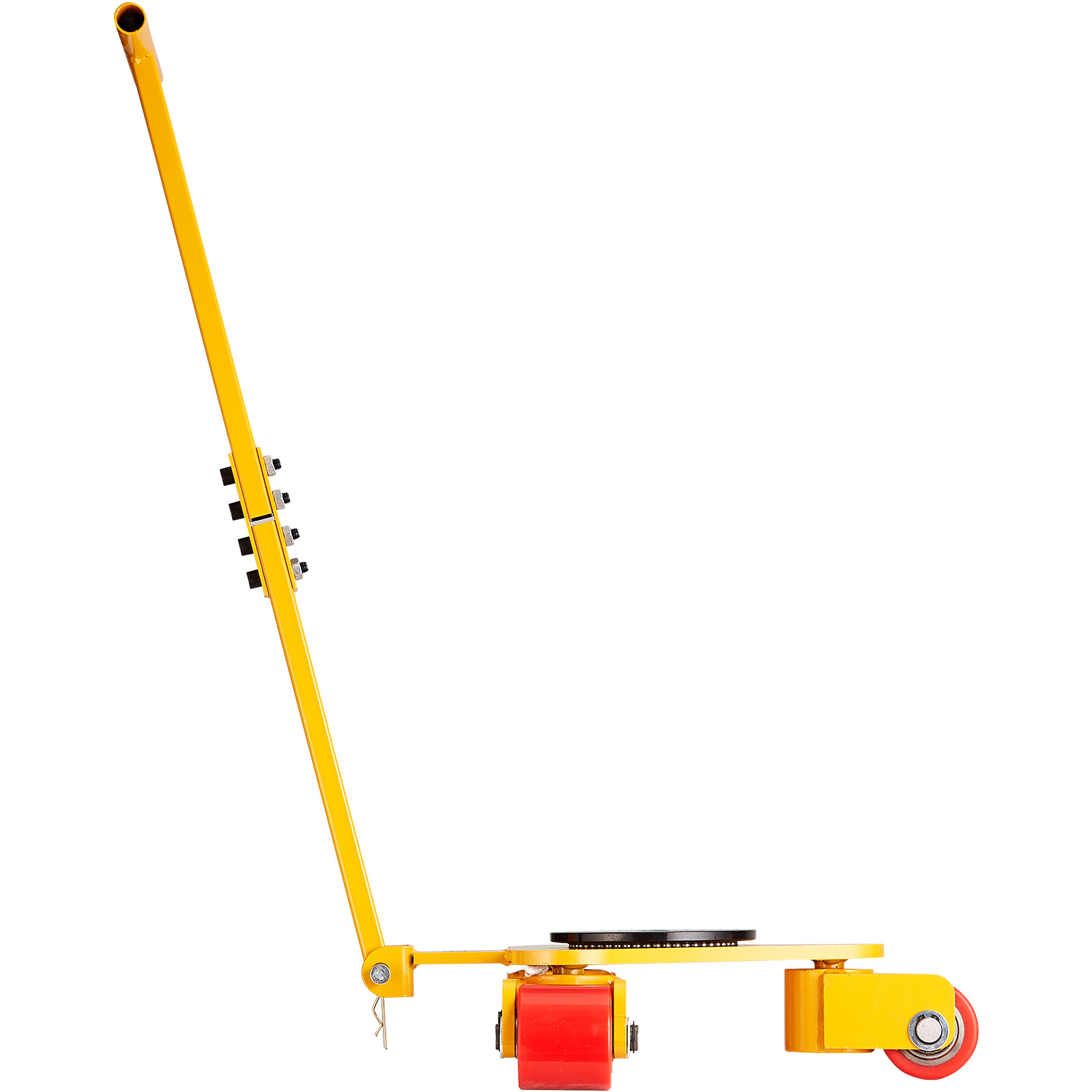 VEVOR Machinery Skate Dolly Mover with Handle 6614LBS/3T 360° Swivel PU Wheels